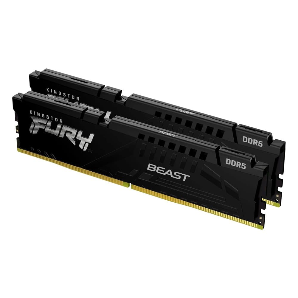 Kingston FURY Beast Black KF556C36BBEK2-16 16GB (2 x 8GB) 5600MHz CL36 DDR5 Desktop Memory - Image 1