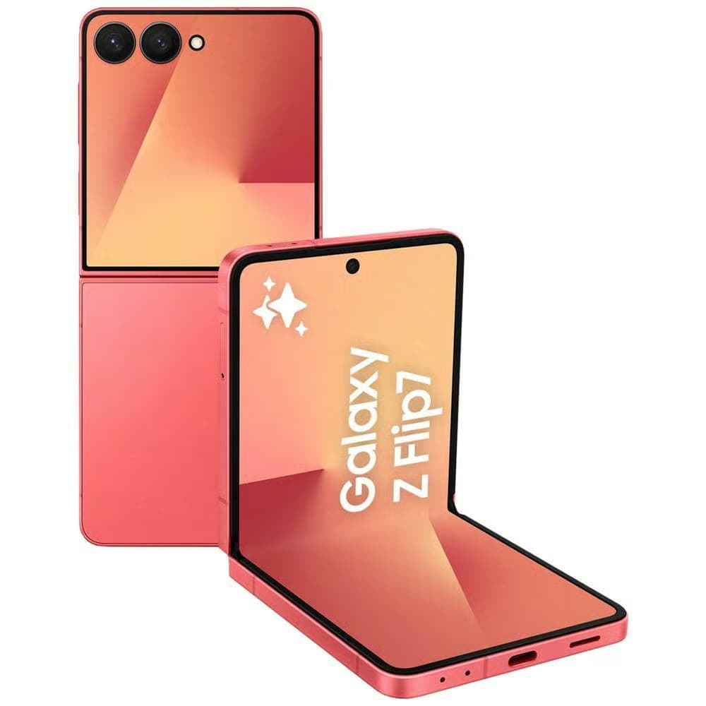Samsung Galaxy Z Flip7 5G 12GB 512GB Foldable Smartphone - Coral red