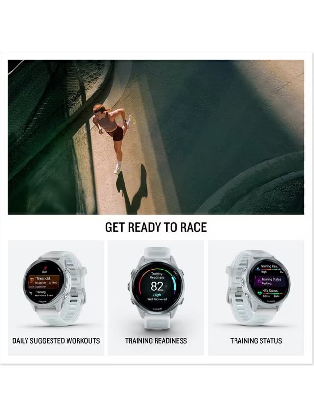 Garmin Forerunner 570 47mm GPS Running Smart Watch AMOLED - Slate Grey Black - Image 4