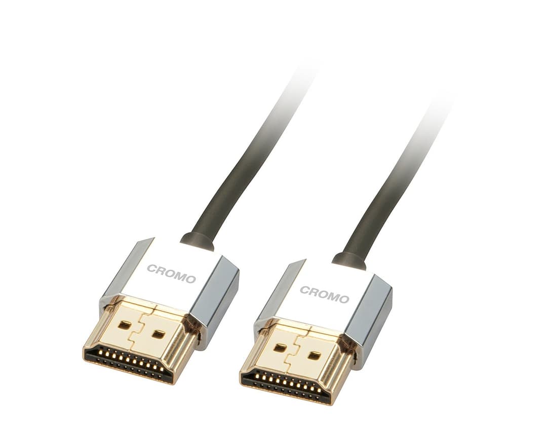 Lindy 1m CROMO Slim High Speed HDMI Cable with Ethernet - Image 1