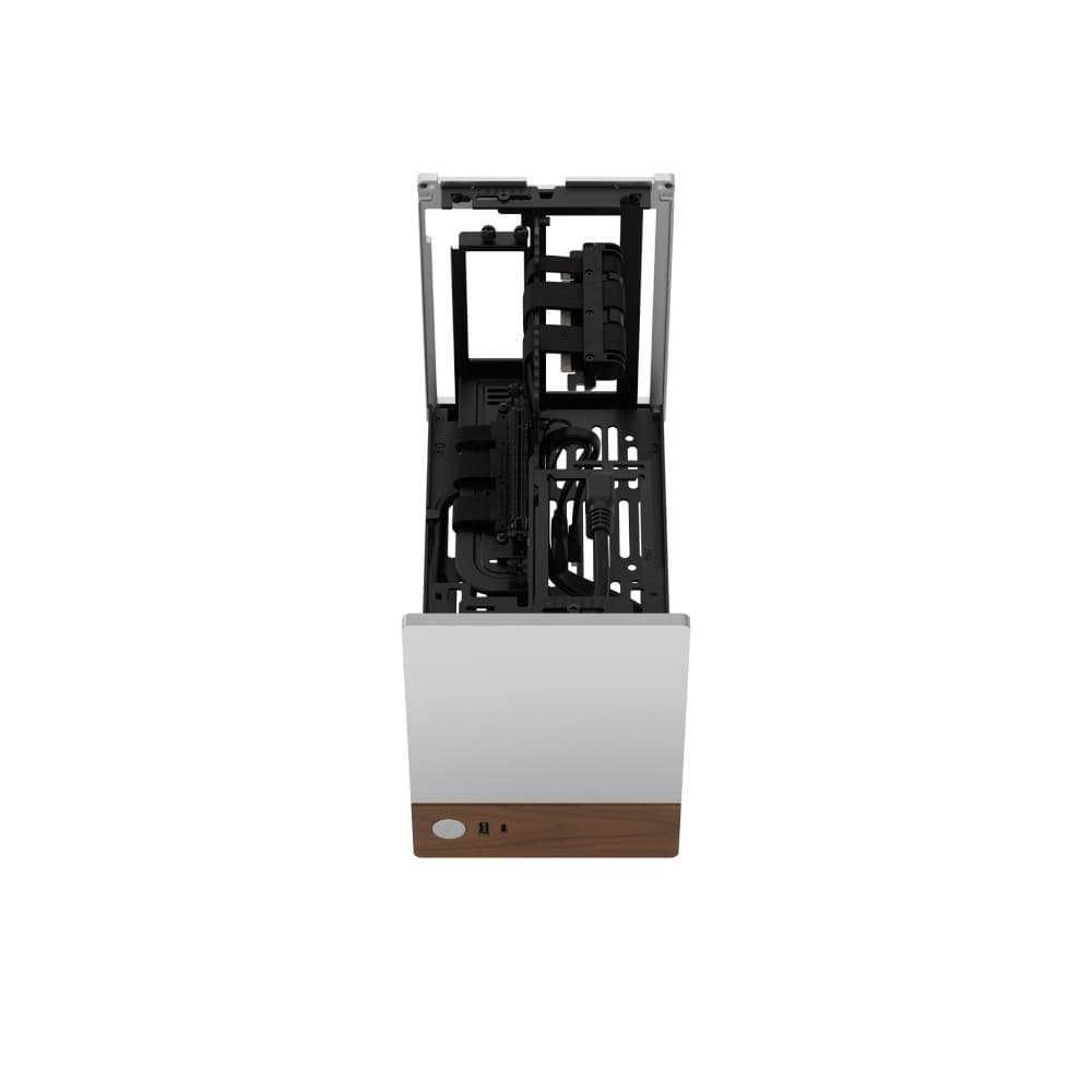 Fractal Design Terra Silver SFF Mini-ITX PC Gaming Case - Silver - Image 5