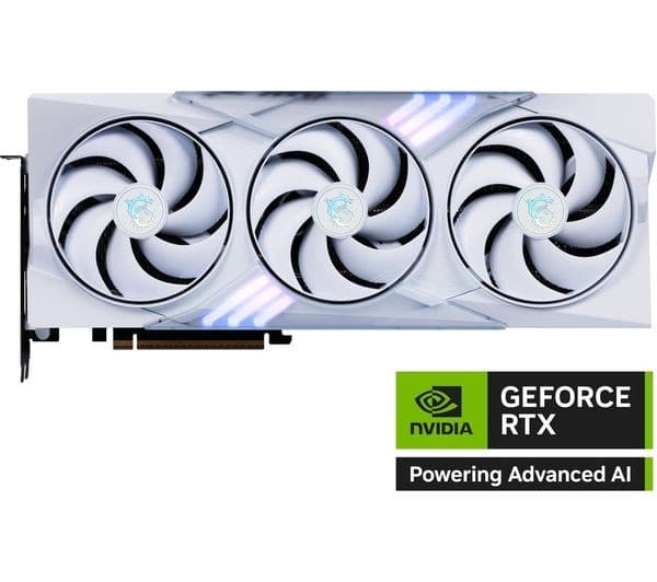 MSI GeForce RTX 5070 GAMING TRIO OC 12GB GDDR7 Graphics Card - White - Image 2