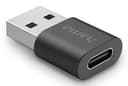 Hama 00200357 cable gender changer USB-A USB-C Black thumbnail 1