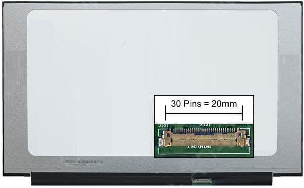 CoreParts MSC156F30-212M 15.6" FHD LCD Laptop Screen, 1920 x 1080, 30-pin, No Brackets, replaces LP156WFB(SP)(V1) - Matte - Image 1