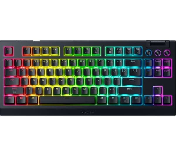 Razer BlackWidow V4 Tenkeyless Wireless Keyboard Black