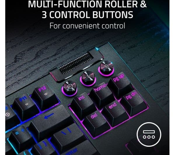 Razer BlackWidow V4 Tenkeyless Wireless Keyboard Black - Image 5
