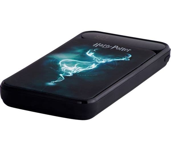 LAZERBUILT Harry Potter 10,000 mAh Light-Up Patronus Portable Power Bank - Black - Image 3