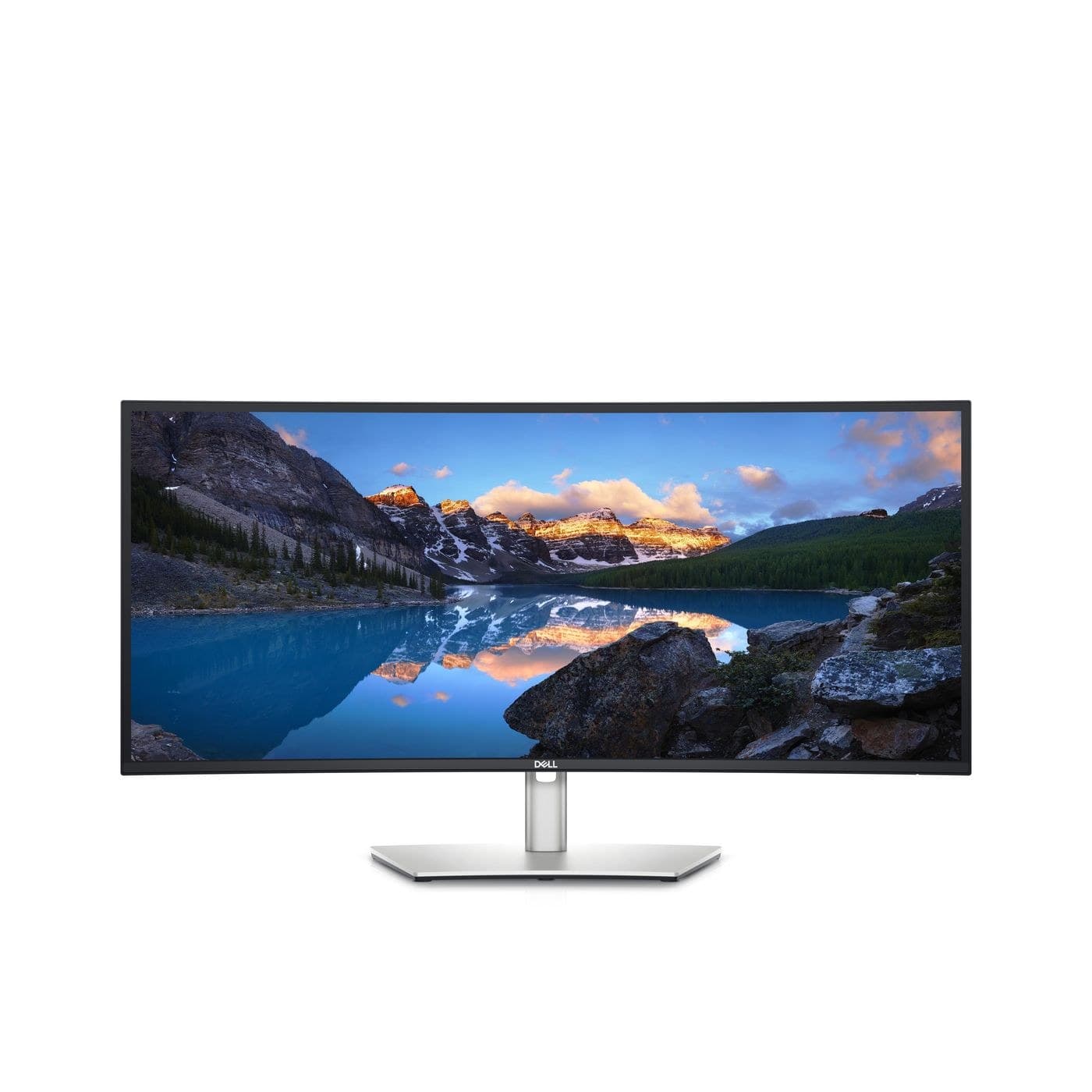 Dell UltraSharp U3423WE 34-inch Curved WQHD IPS Black USB-C Hub Monitor, 3440 x 1440, Silver