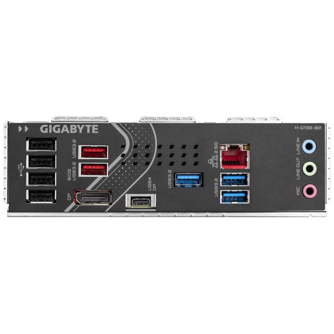 GIGABYTE Z890 EAGLE ATX LGA 1851 Motherboard - Supports Intel Core Ultra (Series 2) CPUs, 14+1+2 phases VRM, up to 8800MHz DDR5 (OC), 1xPCIe 5.0 M.2 + 3xPCIe 4.0 M.2, 2.5GbE LAN, USB4 - Image 4
