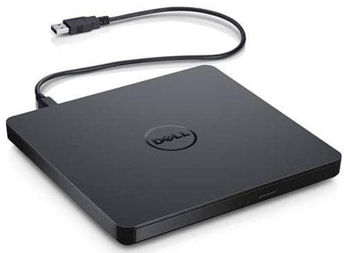 Dell Slim DW316 External USB 2.0 DVD±RW (±R DL) / DVD-RAM Drive - Black