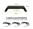 FELLOWES Hana LT Monitor Stand - Black thumbnail 4