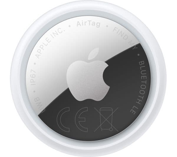 Apple AirTag 2nd Generation 1 Pack Silver - Image 1