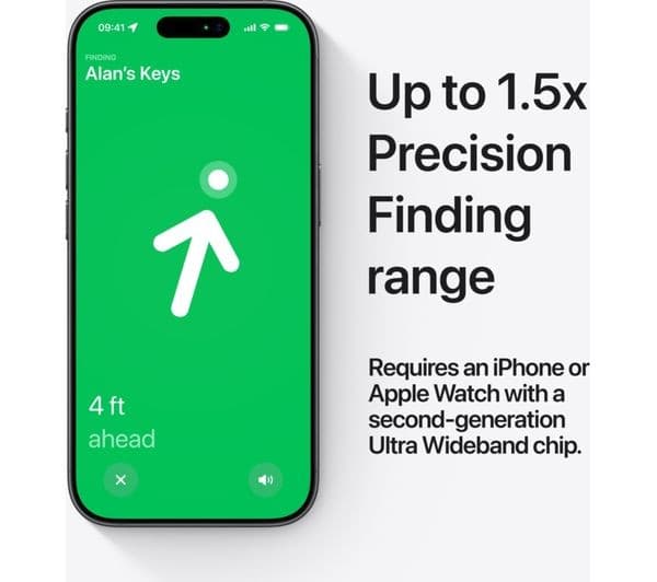Apple AirTag 2nd Generation 1 Pack Silver - Image 3