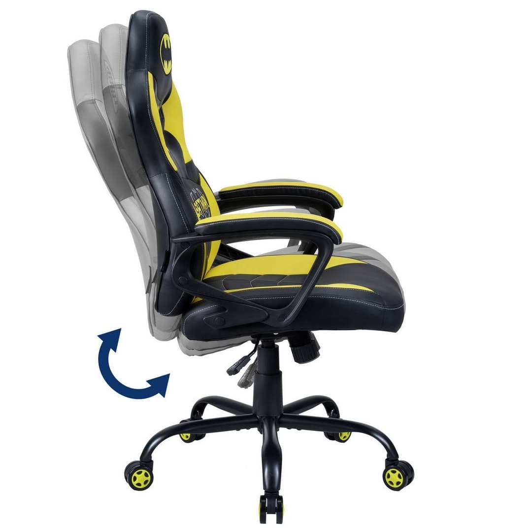 Subsonic Batman Junior Gaming Chair - Black and Yellow - Image 2