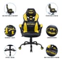 Subsonic Batman Junior Gaming Chair - Black and Yellow thumbnail 3
