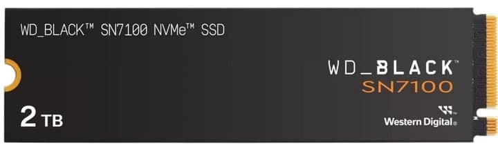Western Digital WD_BLACK SN7100 2 TB Internal Solid State Drive - M.2 2280 PCI Express 4.0 NVMe, 3D TLC NAND (WDBELG0020BBK-WRSN) - Image 1