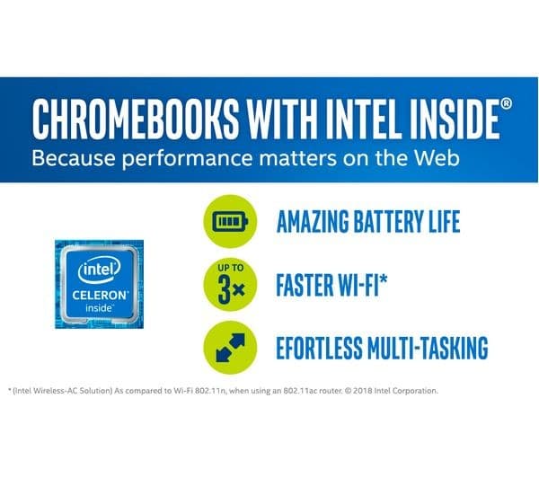 Acer Spin 311 11.6" 2-in-1 Chromebook Intel Celeron 64GB eMMC Wi-Fi NX.HKLEK.001 - Silver - Image 2
