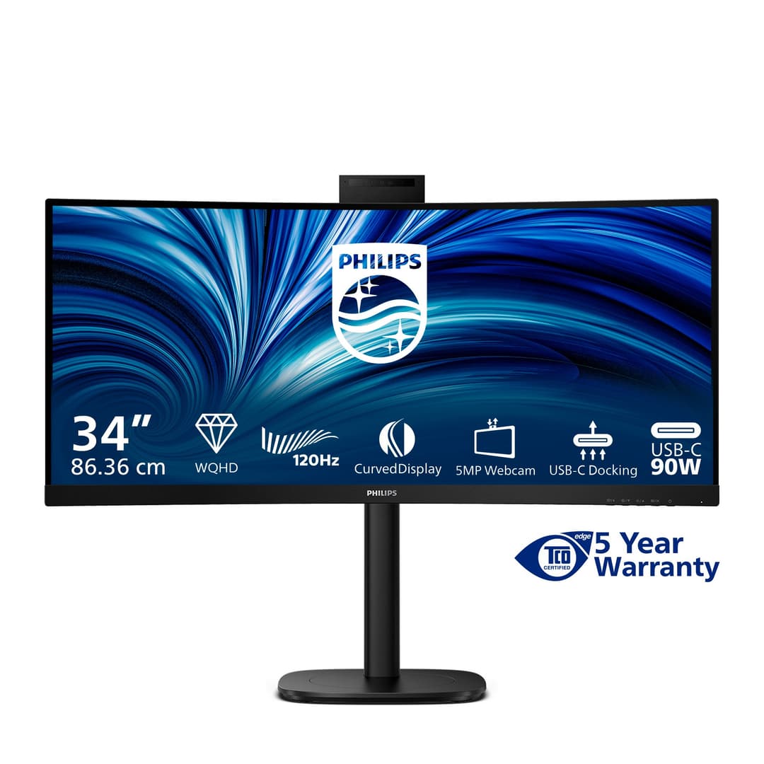 Philips 3000 series 34B2U3600CH/00 computer monitor 86.4 cm (34") 3440 x 1440 pixels Wide Quad HD LCD Black - Image 3