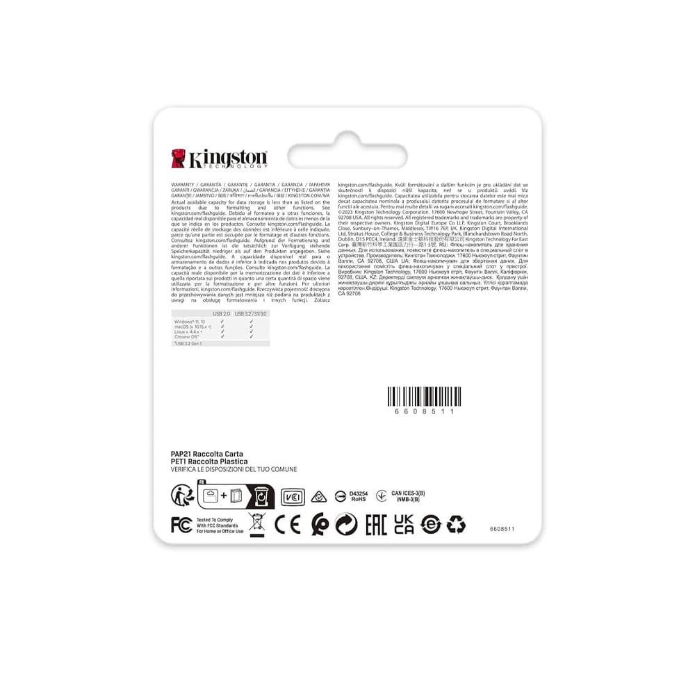 Kingston Technology DataTraveler 256GB SE9 G3 Gold Type-A USB 3.2 Gen 1 Flash Drive - Image 5