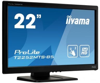 iiyama ProLite T2252MTS-B5 computer monitor 54.6 cm (21.5") 1920 x 1080 pixels LCD Touchscreen Tabletop Black - Image 2