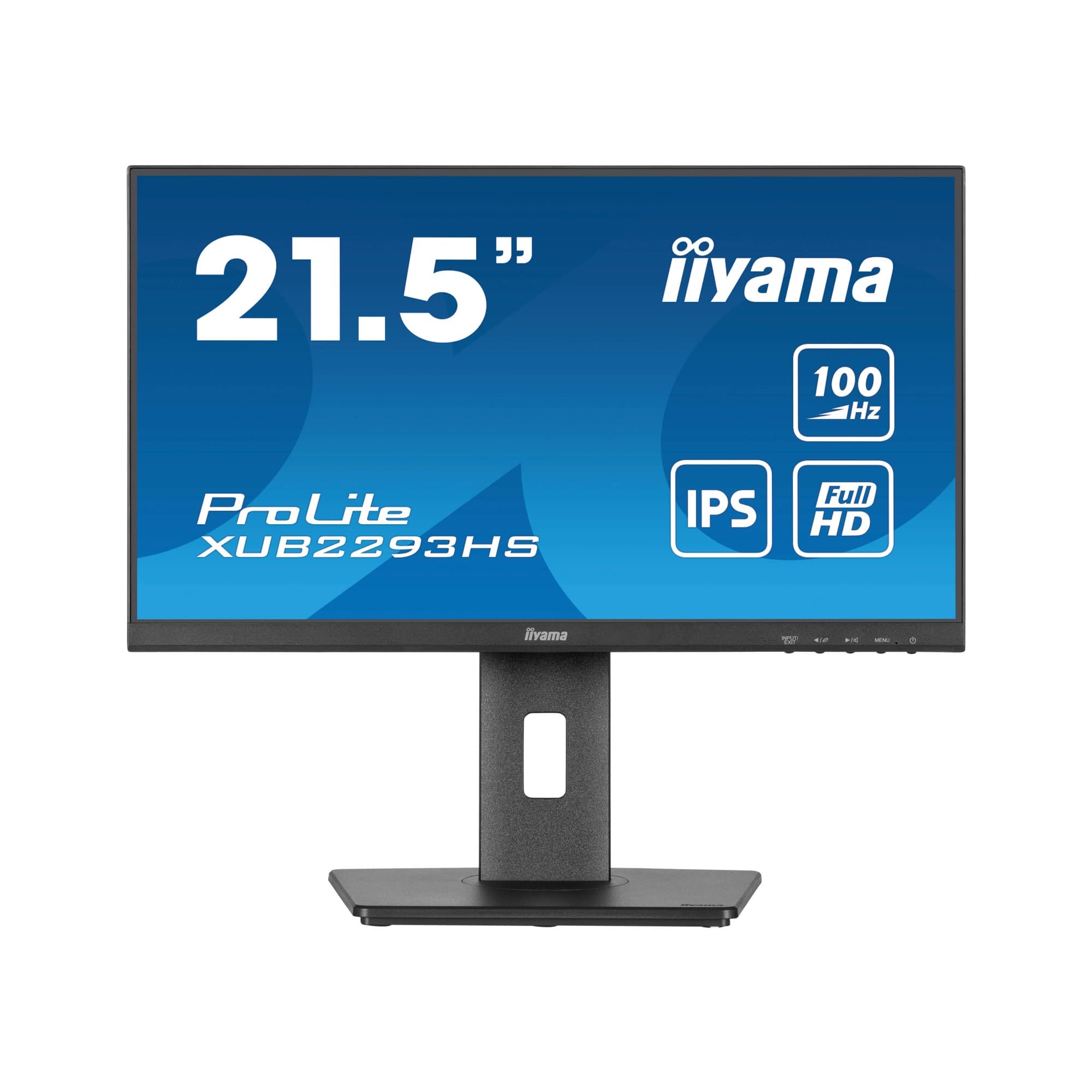iiyama ProLite XUB2293HS-B6 21.5" IPS Full HD 100Hz 1ms Height Adjustable Monitor