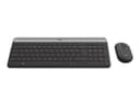 Logitech MK470 Slim Wireless Keyboard and Mouse Combo Graphite - UK QWERTY thumbnail 2