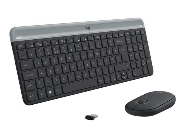 Logitech MK470 Slim Wireless Keyboard and Mouse Combo Graphite - UK QWERTY - Image 4