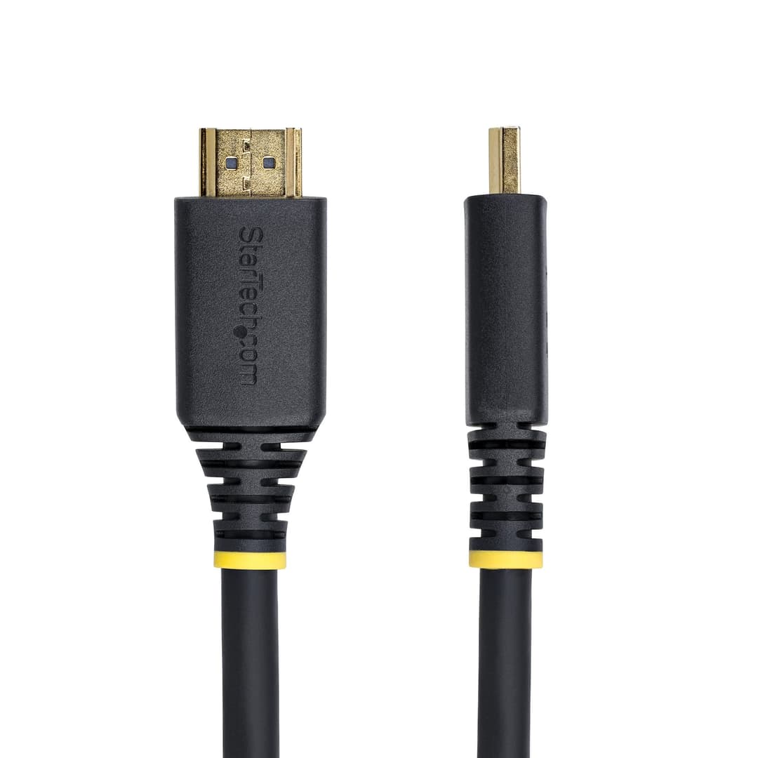 StarTech.com 5m (16ft) Certified Ultra High Speed HDMI Cable, 8K 60Hz/4K 120Hz, HDMI 2.1 Cable with HDR10+ / eARC, 48Gbps, 8K HDMI Cord for Monitor/TV/Display, Flexible TPE Jacket - Image 3
