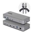 StarTech.com Dual-Monitor USB-C Docking Station, HDMI, 4K 60Hz, 100W Laptop Charging, 1GbE, Driverless, Multi-Monitor Dock For Windows thumbnail 1