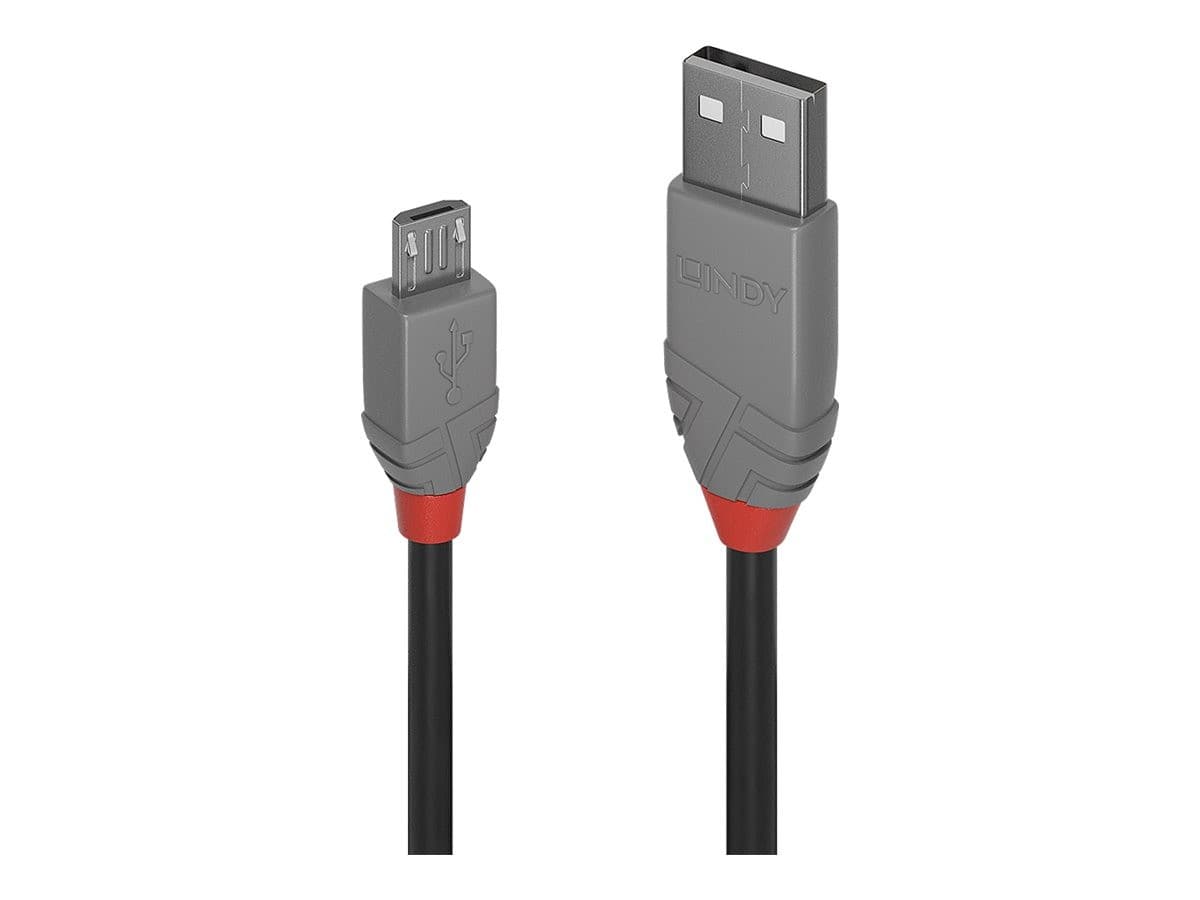 Lindy USB Micro-USB Cable 0.5m Black