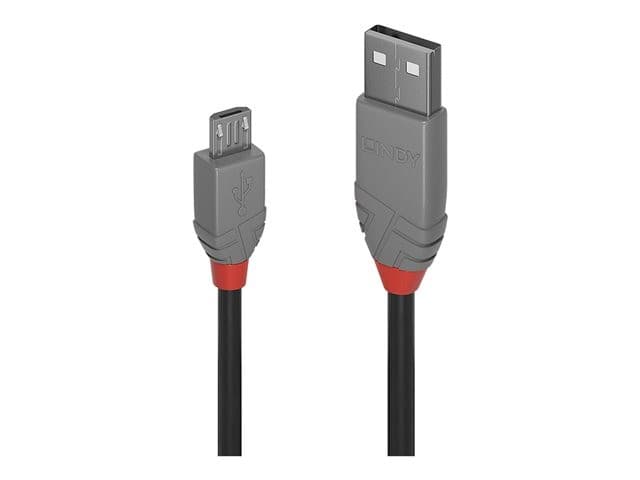 Lindy USB Micro-USB Cable 0.5m Black - Image 2