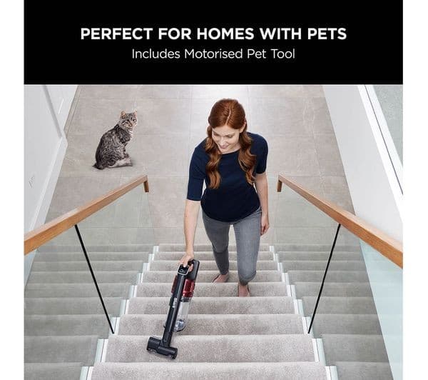 Shark IZ300 Cordless Vacuum Cleaner Black & Red - Image 9
