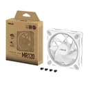 ASUS Prime MR120 ARGB 120mm Reverse PC Fan - White thumbnail 6
