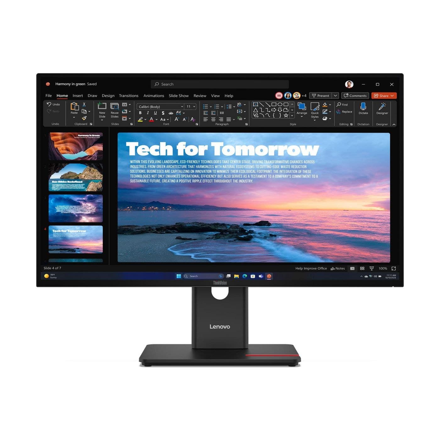 Lenovo ThinkVision T27QD-40 27" QHD LED Monitor