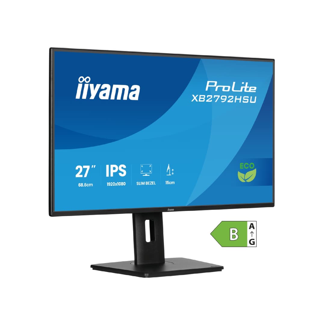 iiyama Prolite XB2792HSU-B1 27" IPS Full HD 120Hz Energy Efficient Height Adjustable Monitor - Image 9