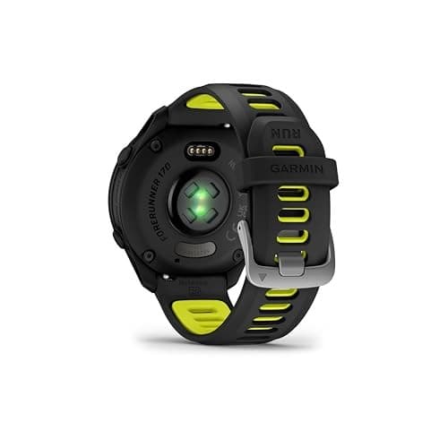 Garmin Forerunner 170 Music 43mm GPS Running Smart Watch AMOLED 4GB Garmin Coach Garmin Pay - Black Amp Yellow - Image 5