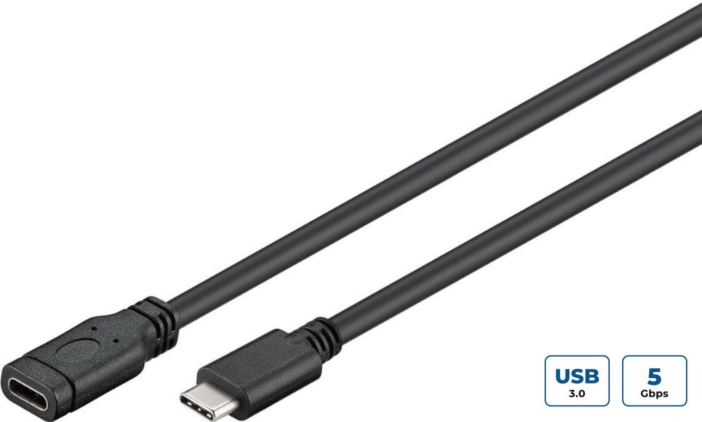 USB-C 3.2 Gen 1 Extension Cable, 1.5m
