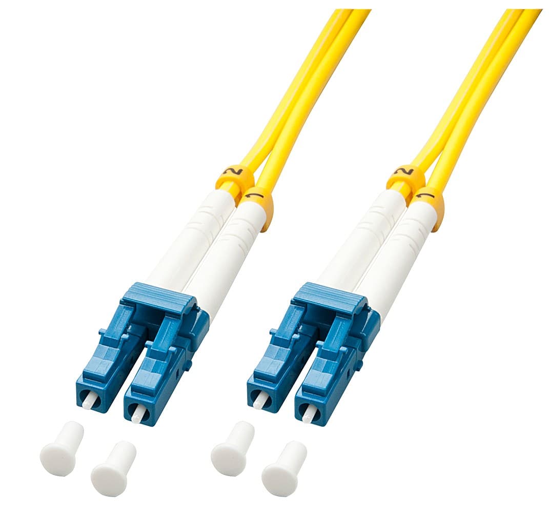 Lindy 2m LC-LC OS2 9/125 Fibre Optic Patch Cable - Image 1
