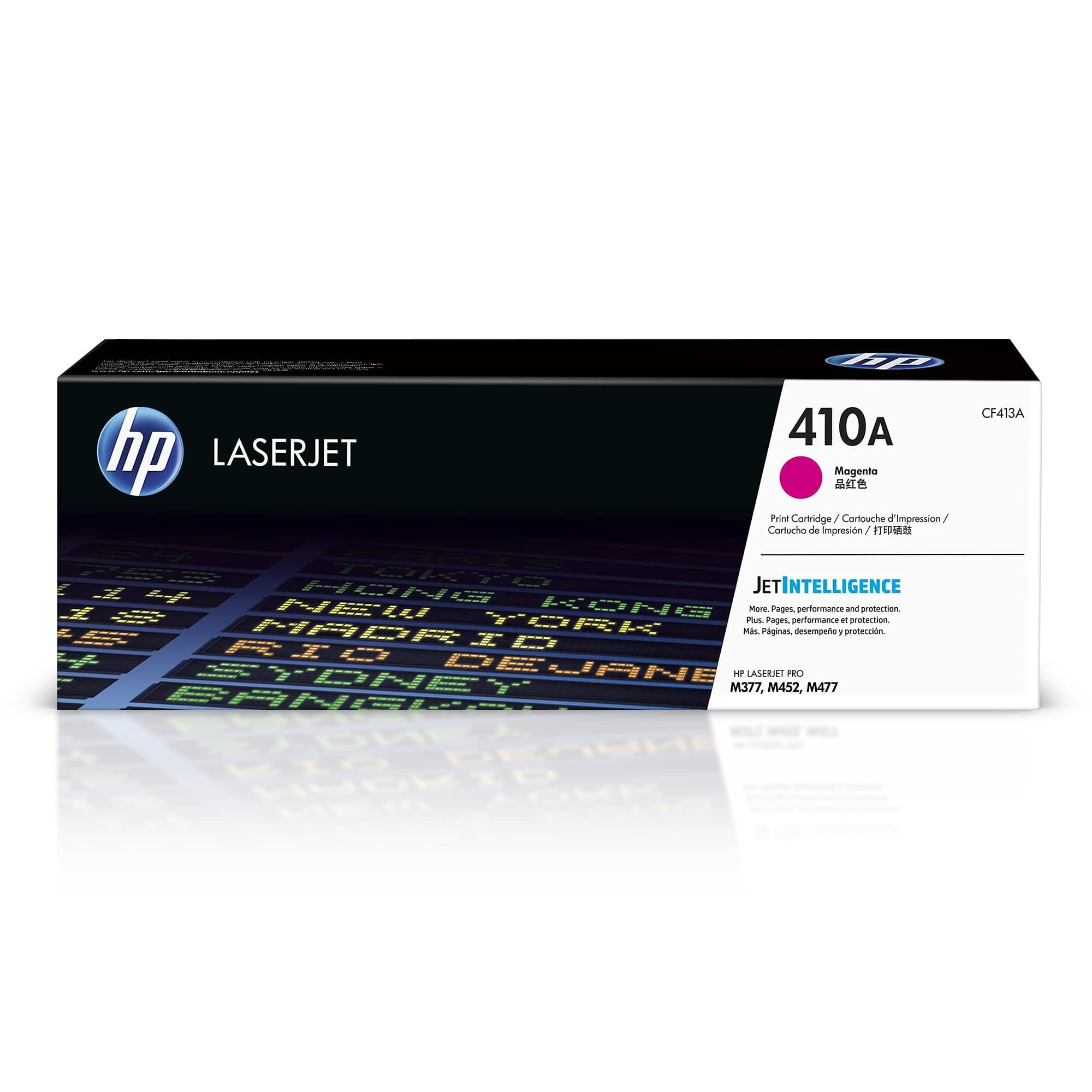 HP 410A Magenta Original LaserJet Toner Cartridge (CF413A) - Standard Yield, 2,300 Pages