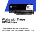 HP 410A Magenta Original LaserJet Toner Cartridge (CF413A) - Standard Yield, 2,300 Pages thumbnail 2