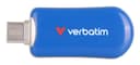 Verbatim Plectra USB-C Flash Drive Blue 128GB thumbnail 1