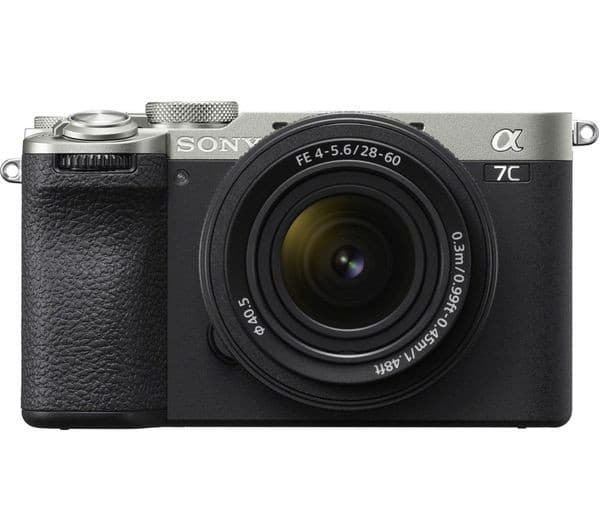 Sony a7C II Mirrorless Camera with FE 28-60mm f/4-5.6 Lens - Silver
