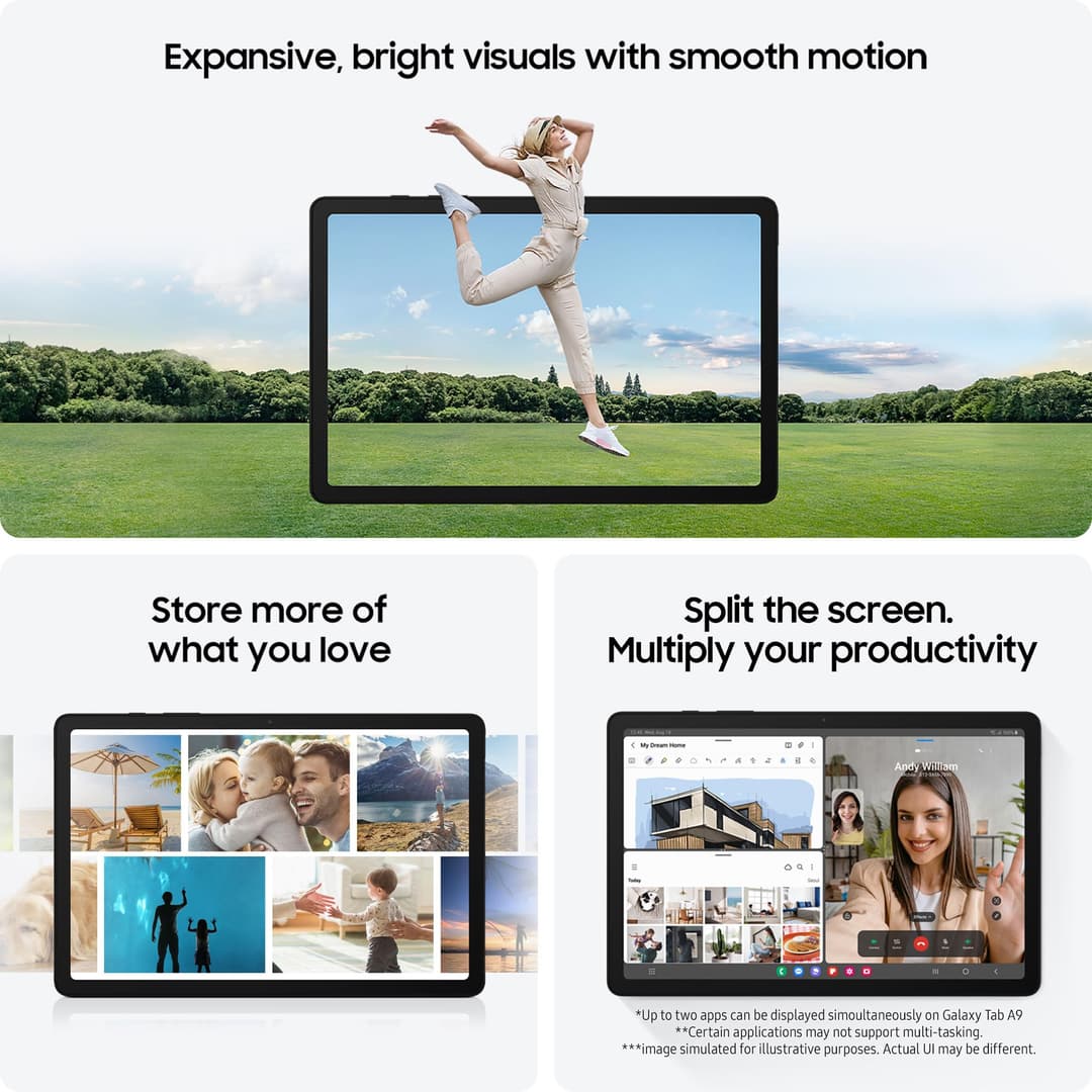 Samsung Galaxy Tab A9 8.7 Inch Wi-Fi Android Tablet 128GB - Graphite - Image 5
