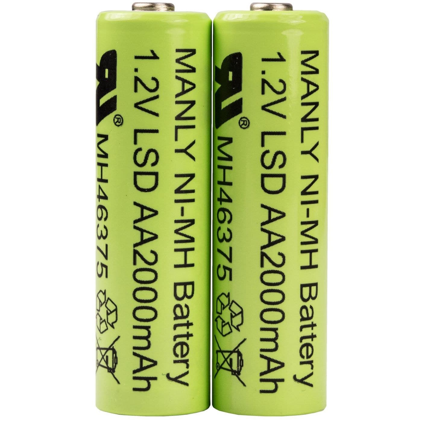 Socket Mobile AC4146-1904 AA NiMH Rechargeable Battery 2000mAh 2-Pack for SocketScan 700 Series Barcode Scanners