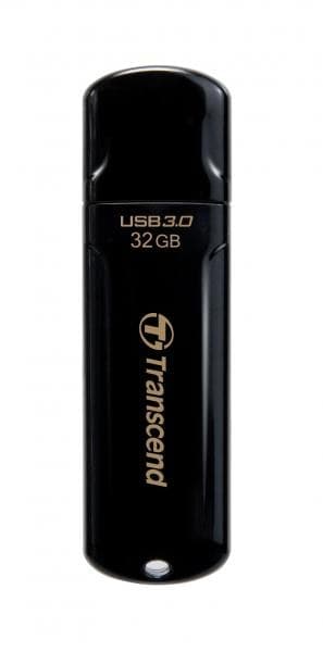 Transcend JetFlash 700 USB 3.0 Flash Drive, Black - 32GB