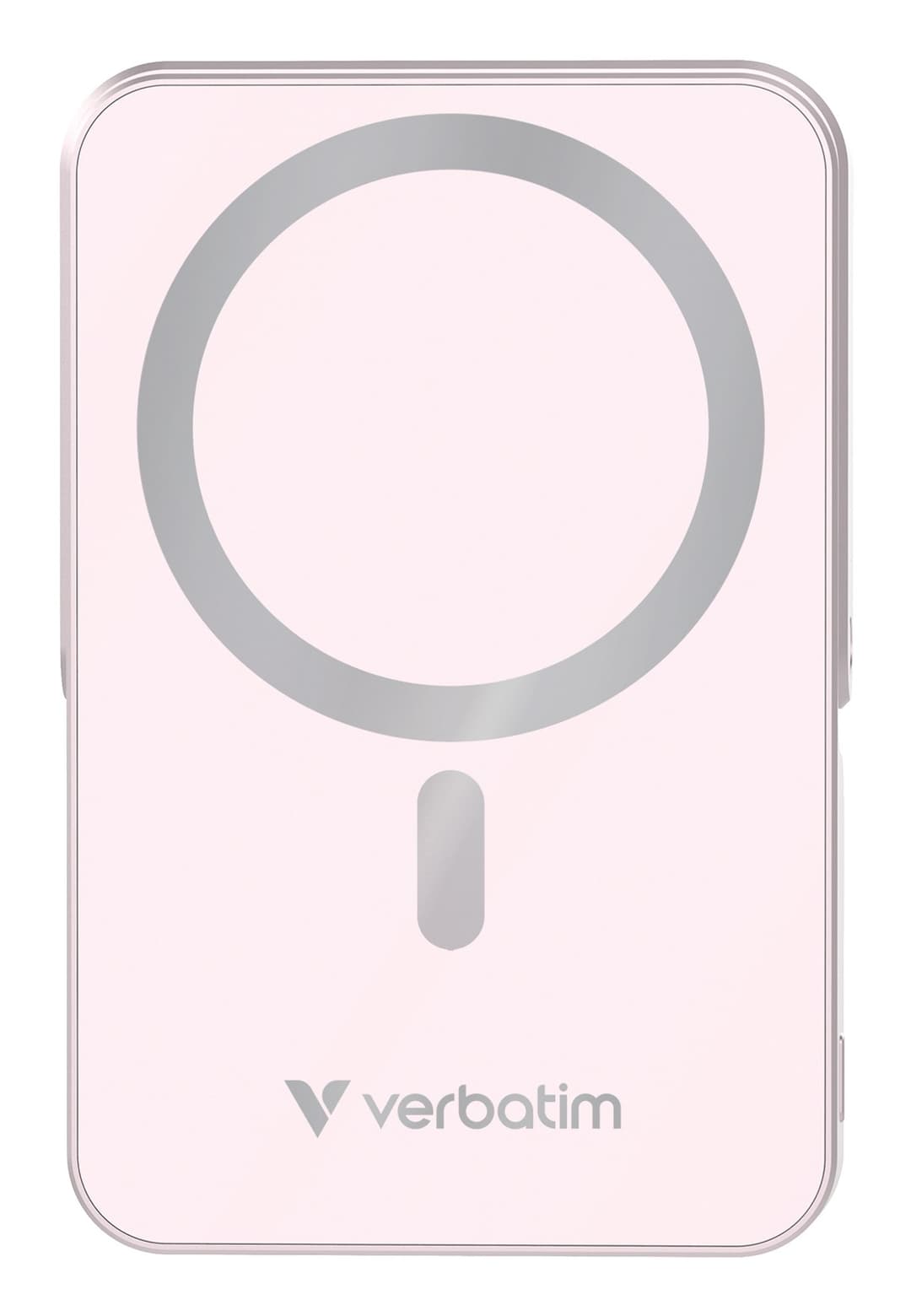Verbatim Charge 'n' Go Magnetic Wireless Power Bank with stand - 10000 mAh Pink - Image 2
