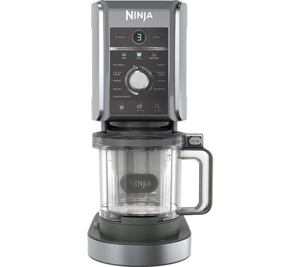 Ninja NC501UK CREAMi Deluxe Ice Cream Maker Black - Image 1
