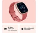 Fitbit Versa 4 Smartwatch Pink Sand thumbnail 5