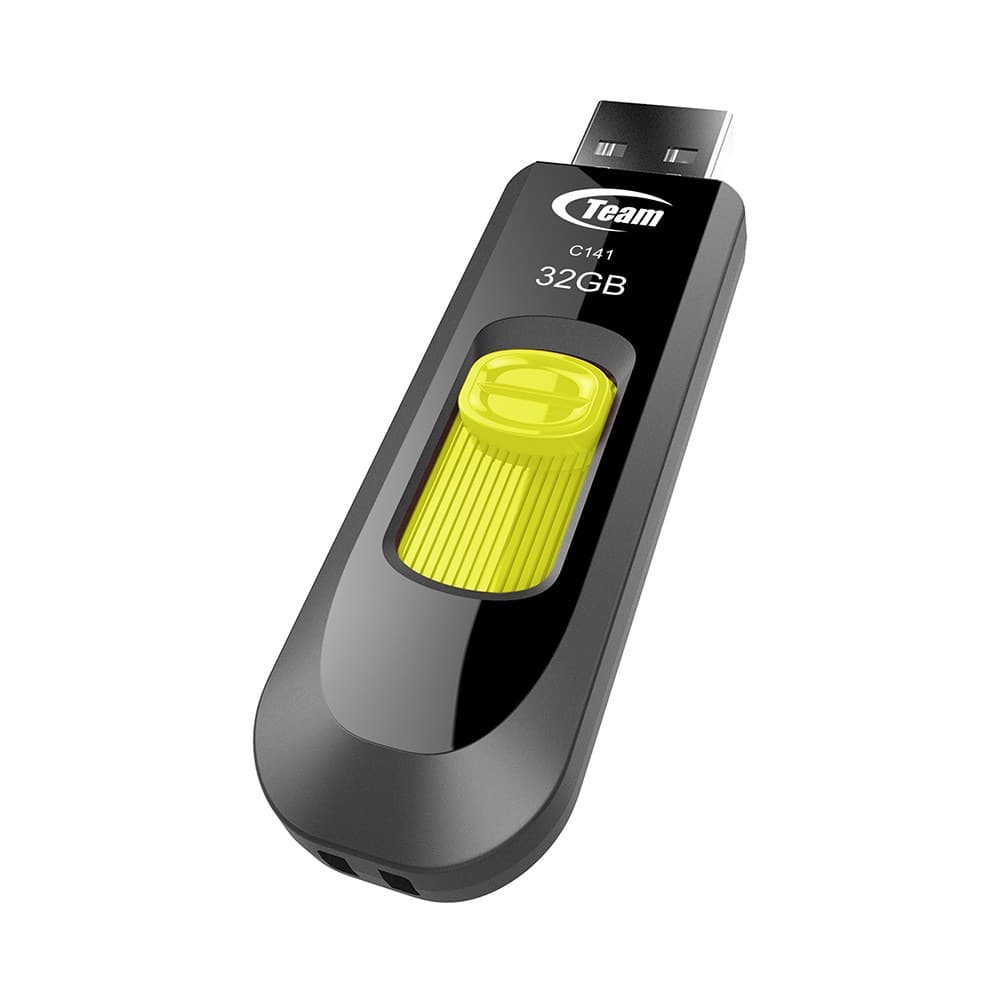 Team Group C141 USB flash drive 32 GB USB Type-A 2.0 Black, Yellow - Image 2