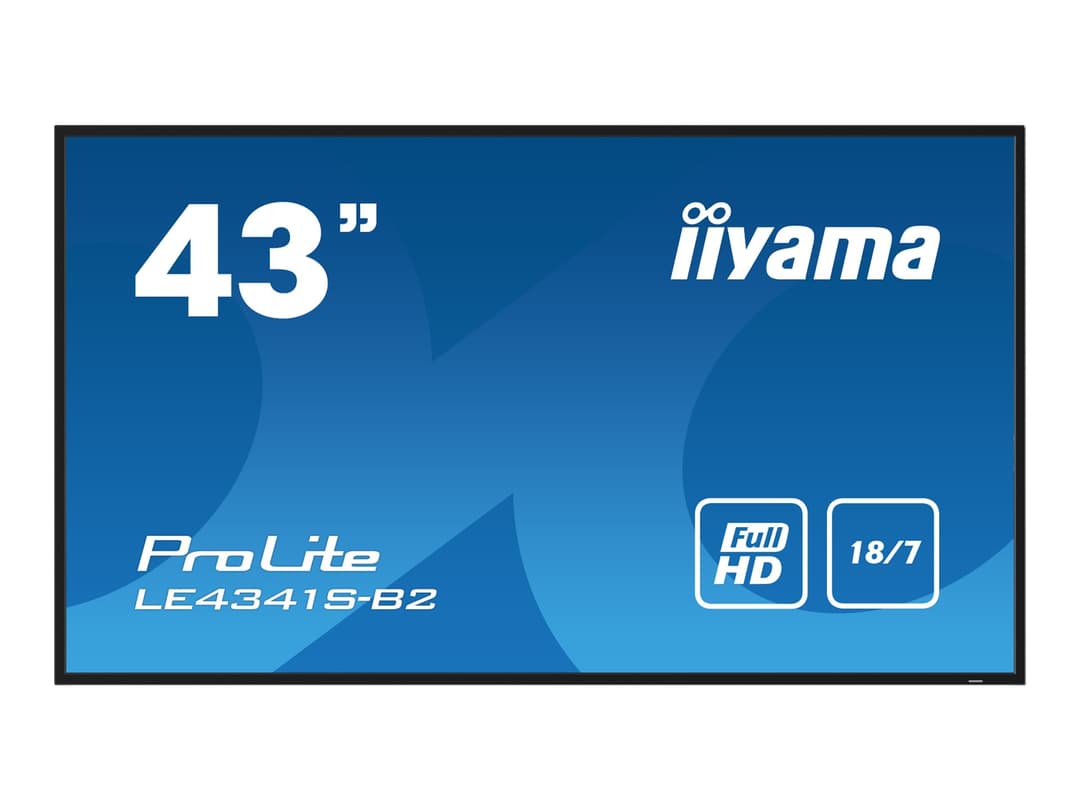 iiyama ProLite LE4341S-B2 43" Class (42.5" viewable) LED-backlit LCD display - Full HD - for digital signage - Image 1